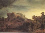 Rembrandt Peale Landscape with a Castle (mk05) oil painting artist